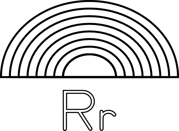 600x440 24 Images Of Rainbow Drawing Template