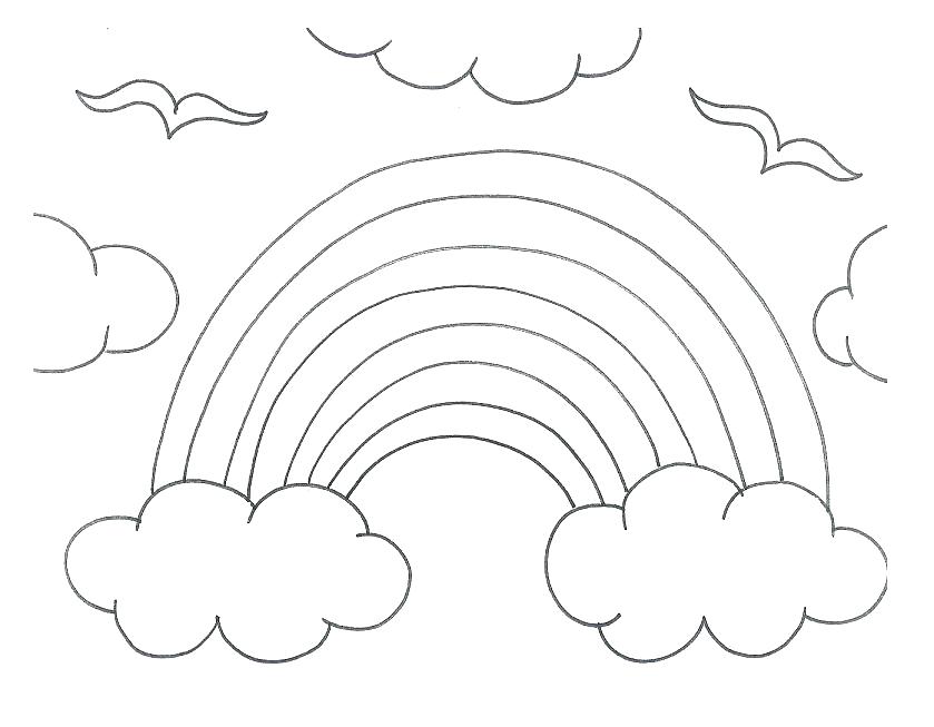 Rainbow Drawing Template at GetDrawings | Free download