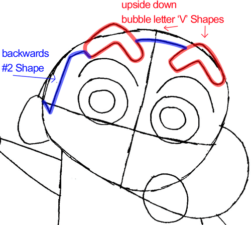 500x448 How To Draw Shinnosuke Nohara From Crayon Shin Chan With Easy Step