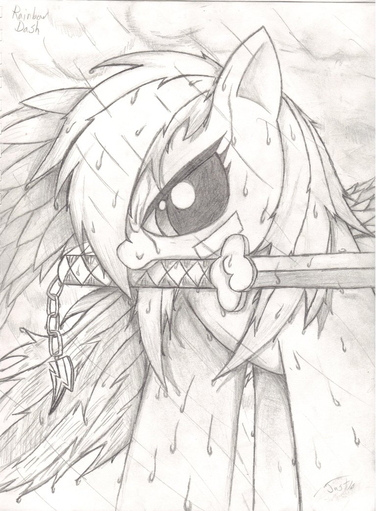 767x1043 Rainbow Dash By Just10l