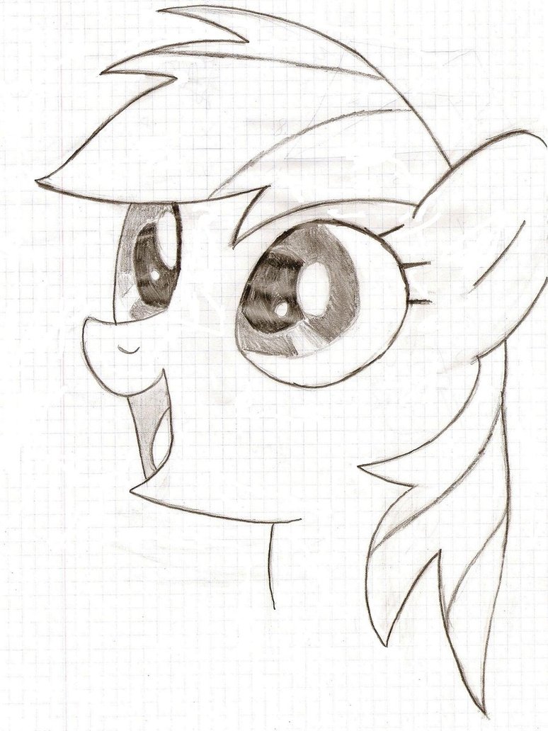 774x1032 Rainbow Dash Smiling By Oooopoooo