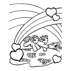 230x230 Rainbow Coloring Pages