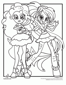 232x300 Coloring Pages Of My Little Pony Equestria Girls Rainbow Rocks