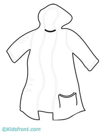 360x440 Raincoat Coloring Pages