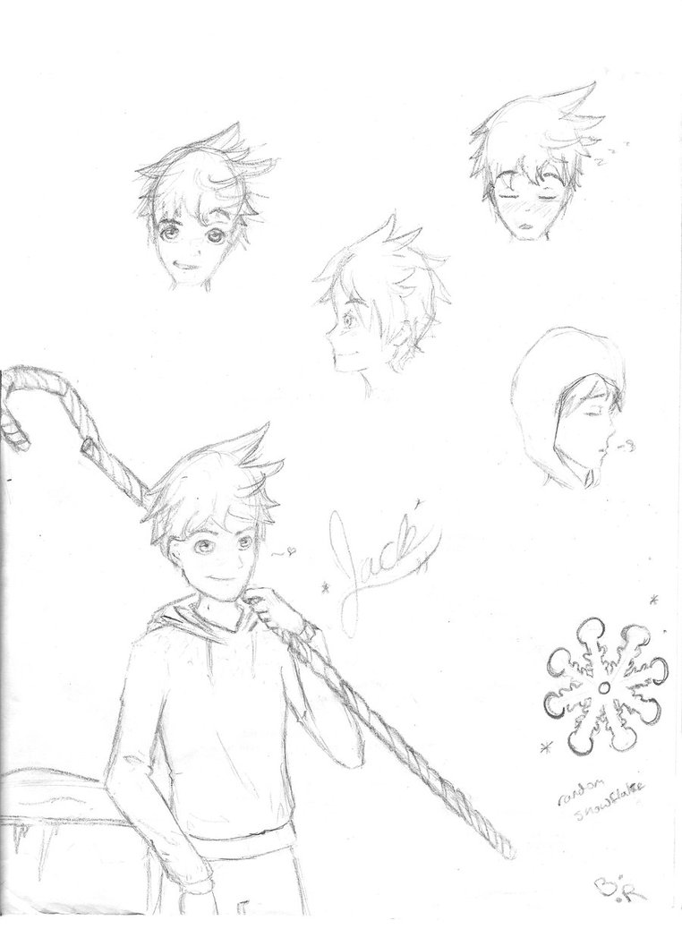 762x1048 Jack Frost Sketches By Blue Raindrop