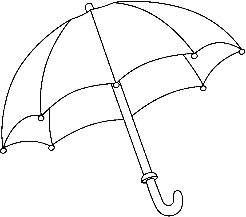 1046x921 Umbrella Drawing
