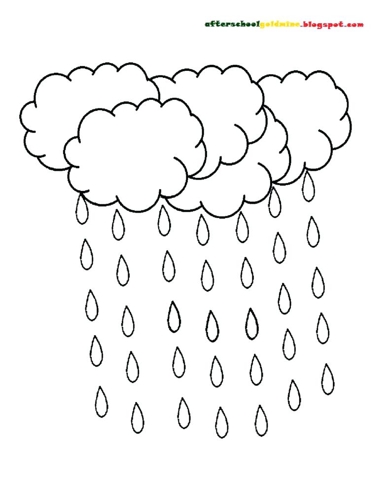 791x1024 Printable Raindrop Coloring Pages Free Pictures Of Raindrops New