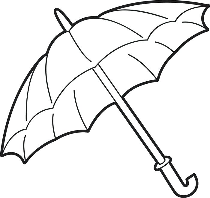 700x660 Rain Drop Coloring Page Raindrops And Umbrella Printable Spring