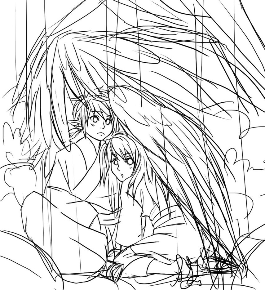 855x935 Rainy Day Roungh Sketch By Roots Love
