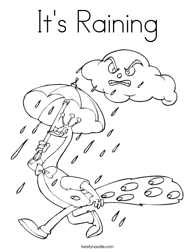 685x886 Coloring Pages Of A Rain Storm