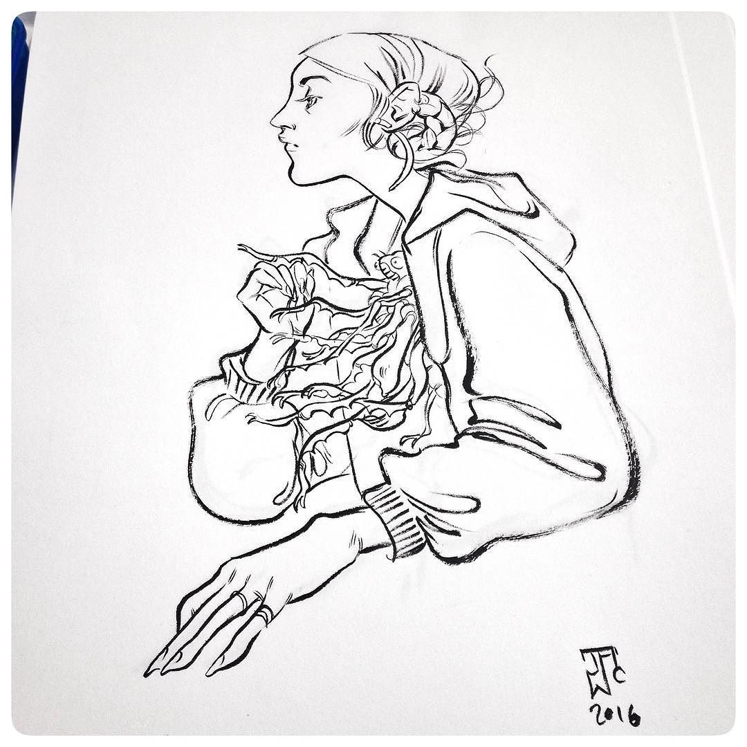 1080x1080 Rainy Day Sketching