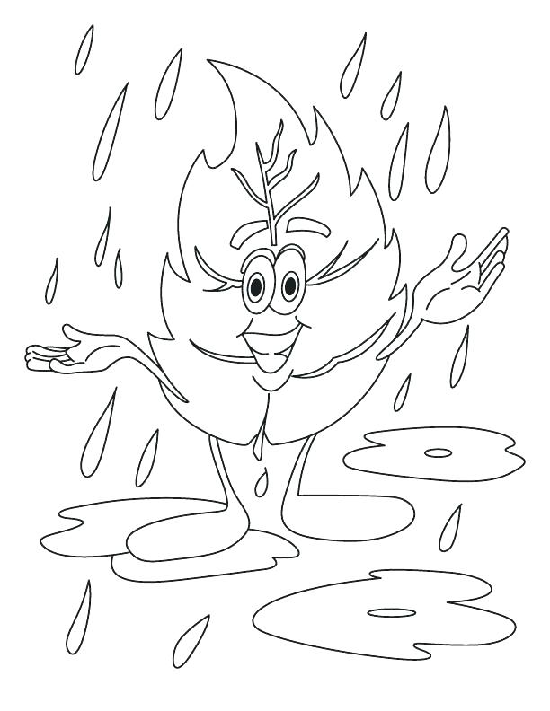 612x792 Rainy Day Coloring Page