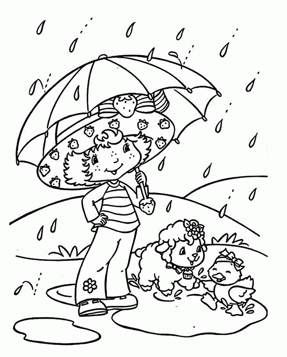 945x1175 Rainy Day Coloring Pages