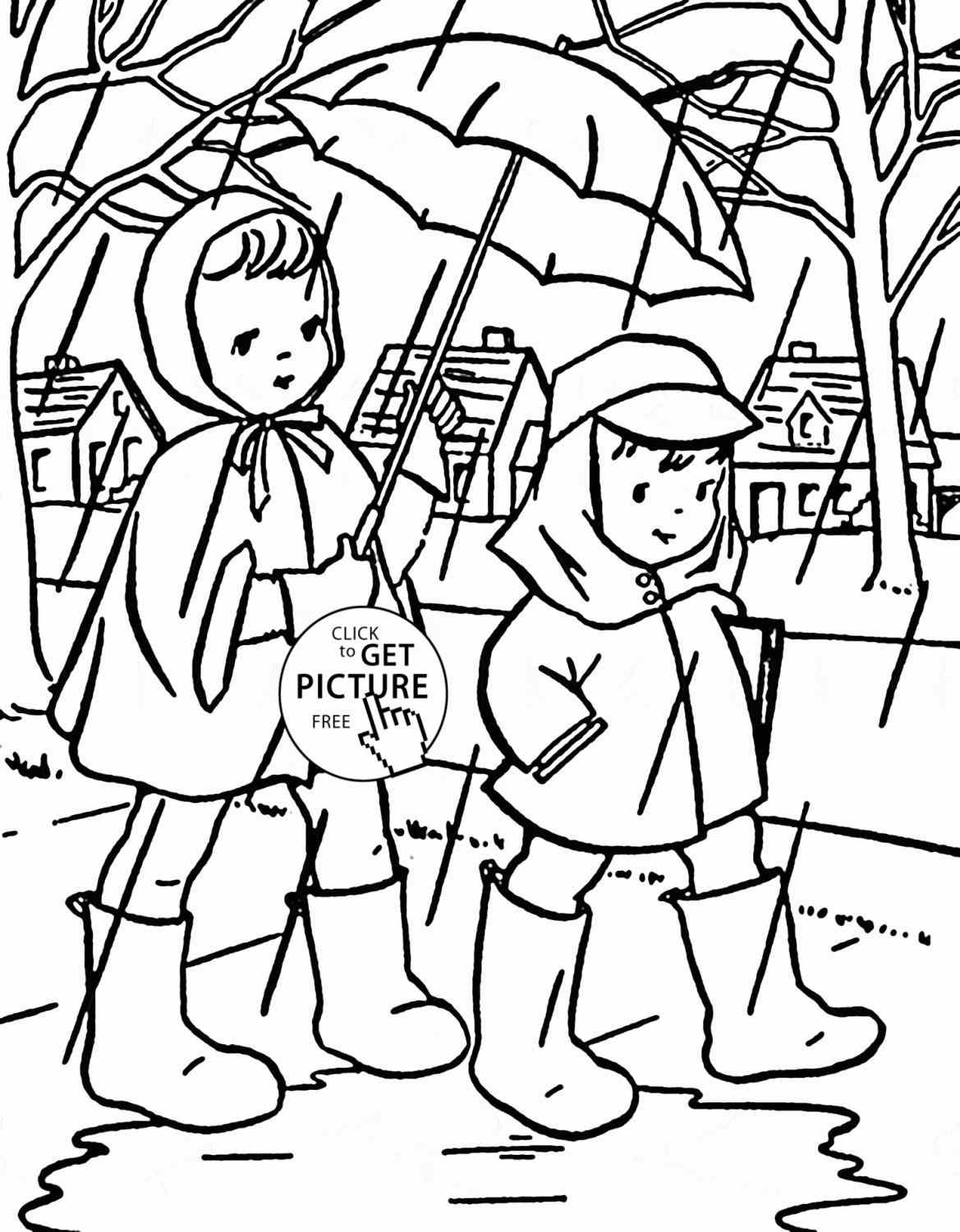 1169x1501 Rainy Day Coloring Pages Paginone.biz