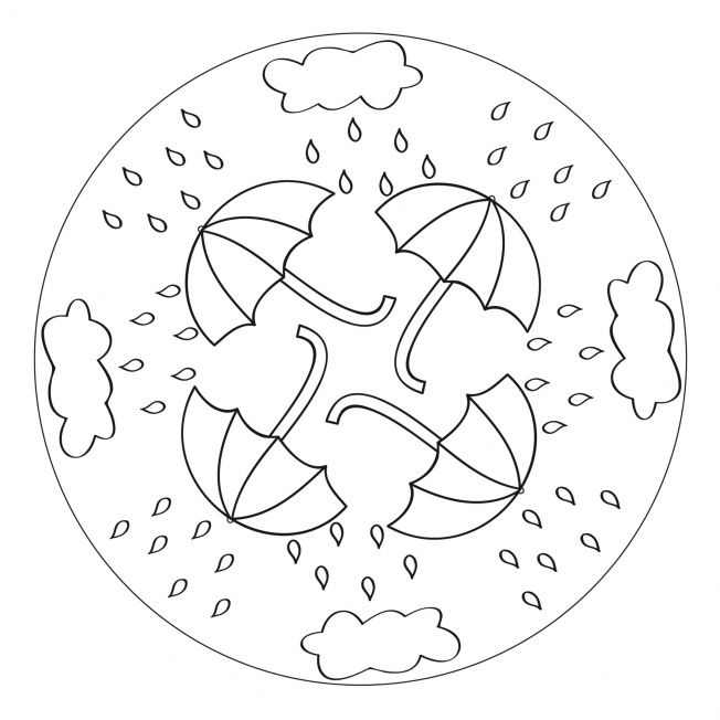 652x652 Coloring Pages Amazing Mandala For Kids Mandalas Rainy Day