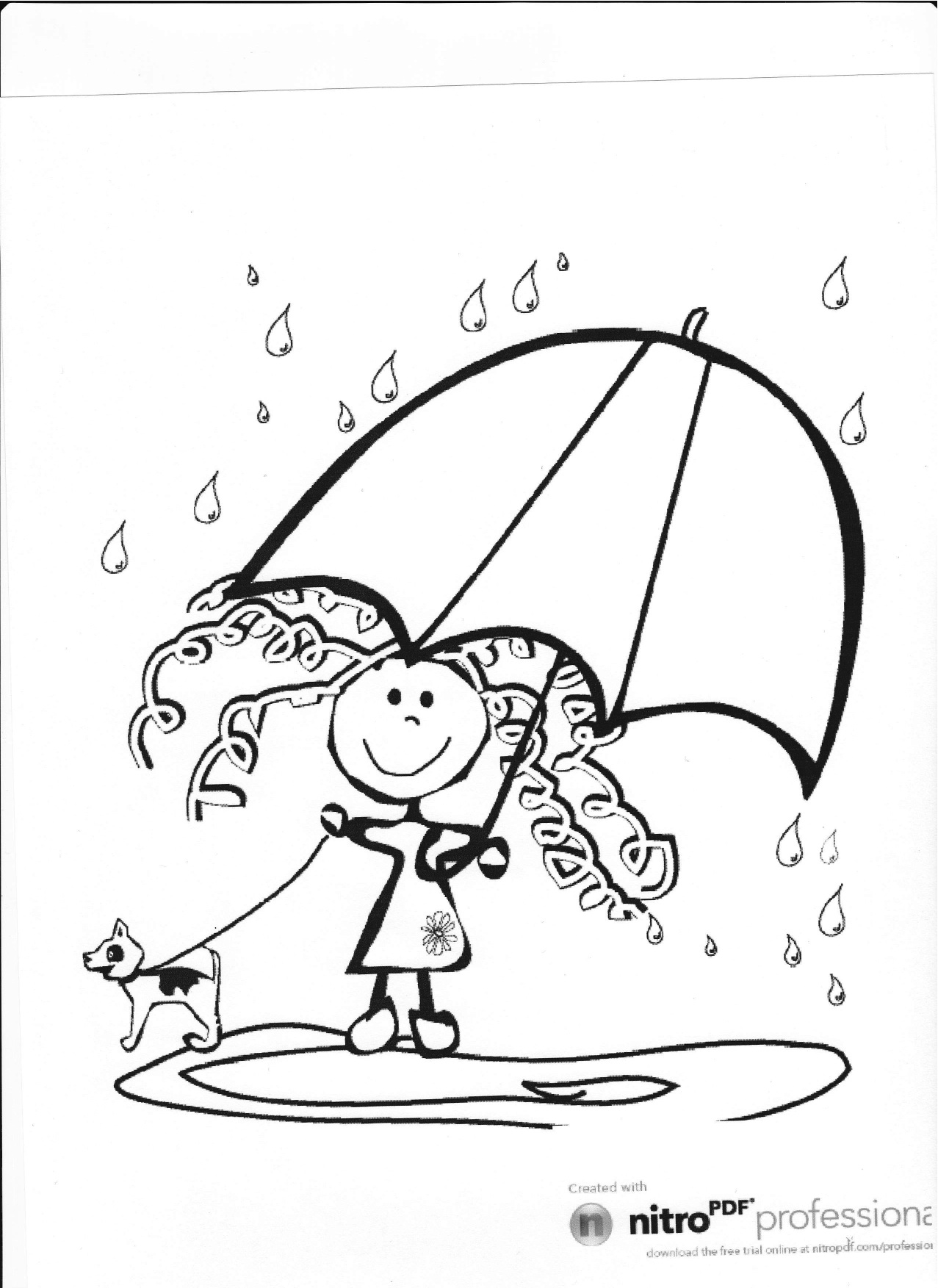1277x1753 Interesting Design Rainy Day Coloring Pages Beautiful Spring