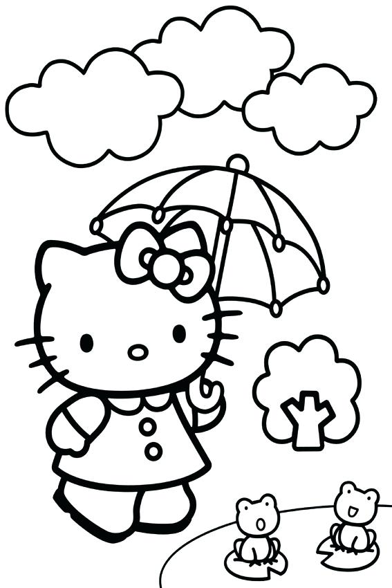 567x850 Rainy Day Coloring Sheets Simple Drawing Of Top Free Printable