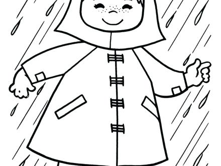 440x330 Rainy Day Coloring Pages For Preschoolers