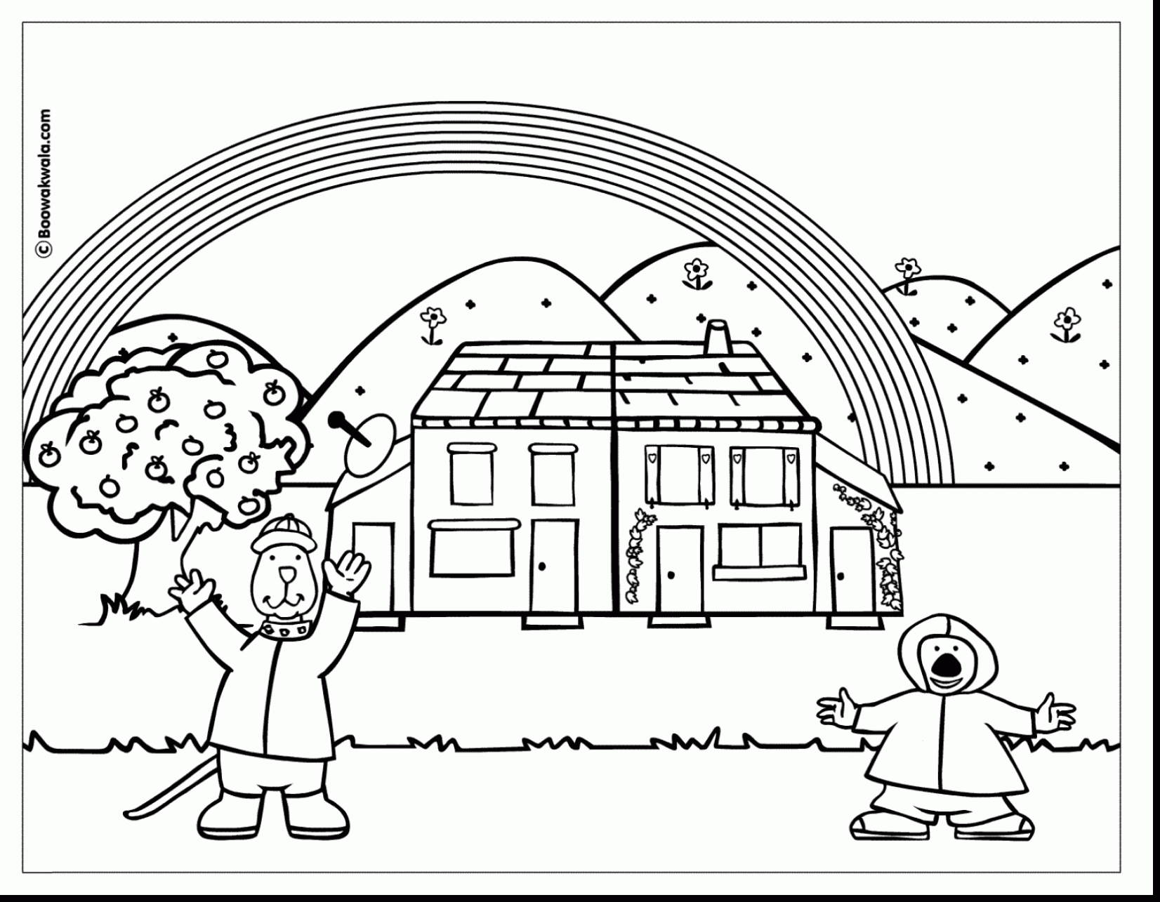 1652x1285 Awesome Rainy Weather Coloring Pages With Rainy Day Coloring Pages