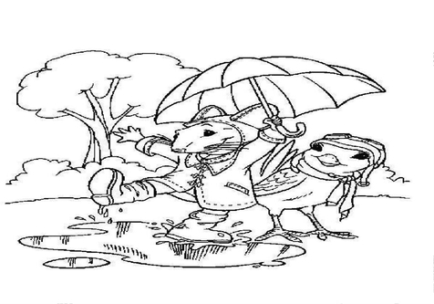 476x333 Rainy Coloring Page Image Clipart Images