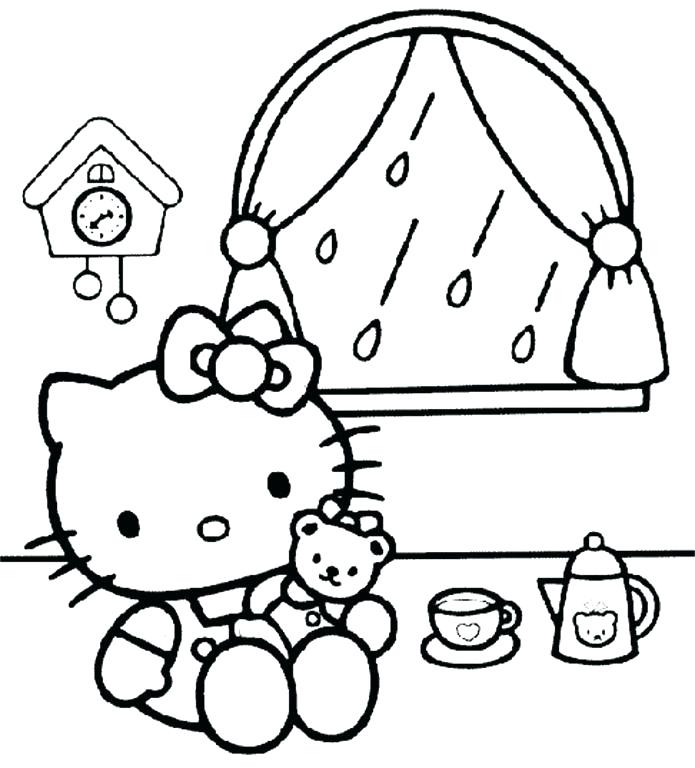 695x768 Rainy Day Coloring Pages Free Rainy Day Coloring Sheets Pages O