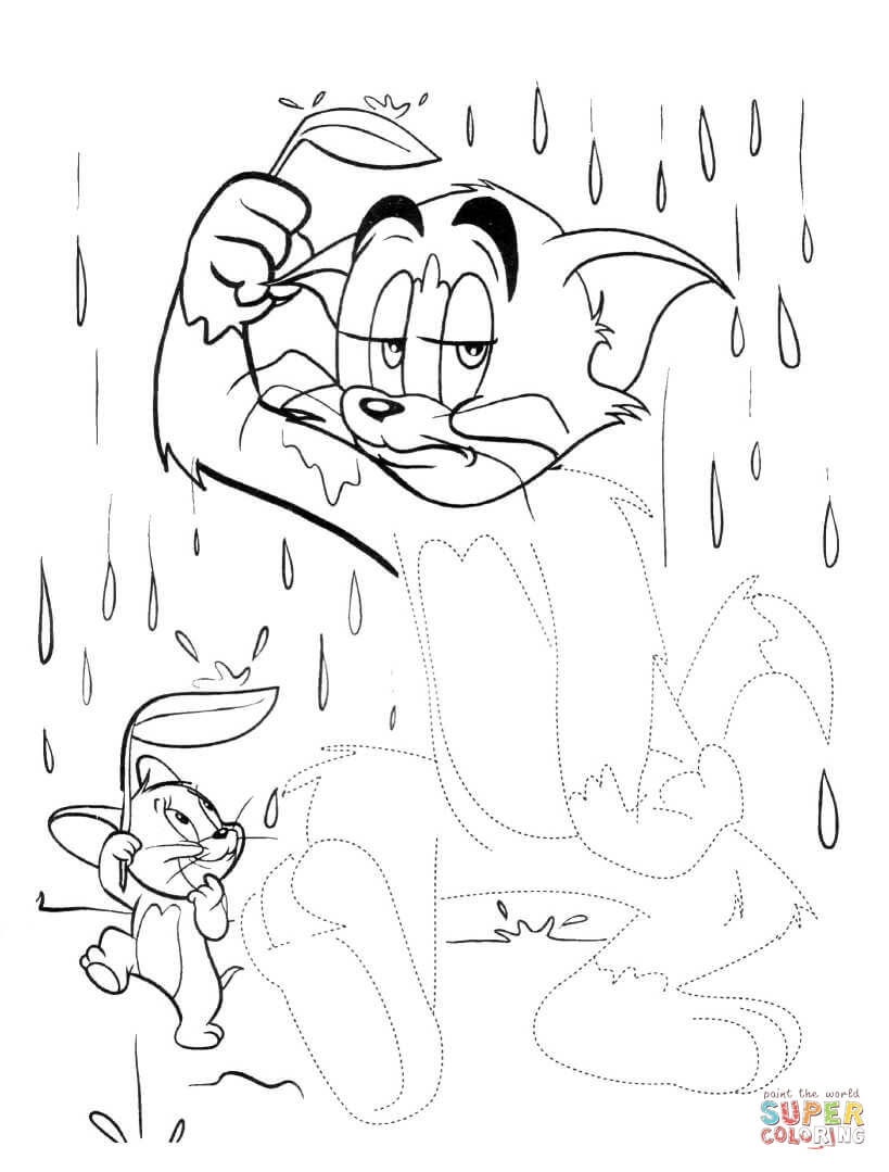 819x1079 Tom And Jerry Coloring Pages Free Coloring Pages