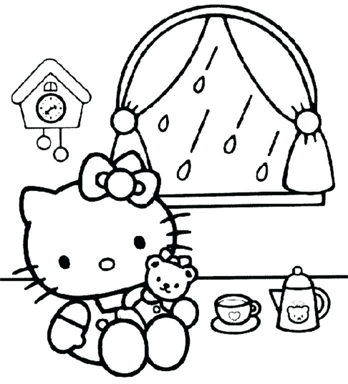 695x768 Rainy Day Coloring Pages For Preschoolers Inspiring Page Photo O