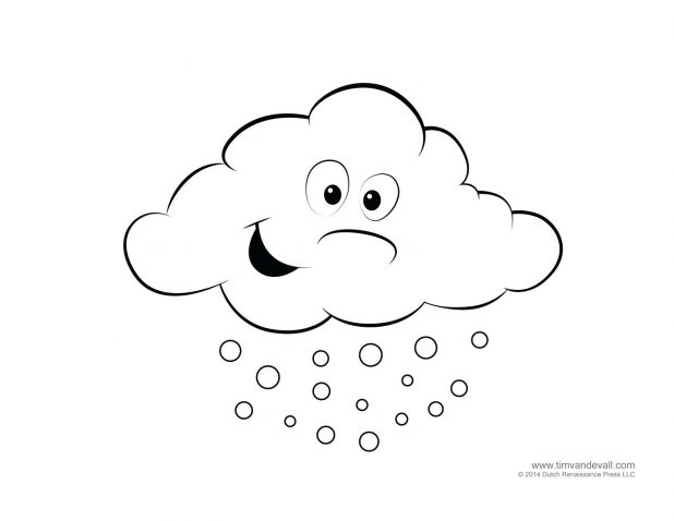618x478 42 Terrific Rainy Day Coloring Pages Free Sheets Rainy Day