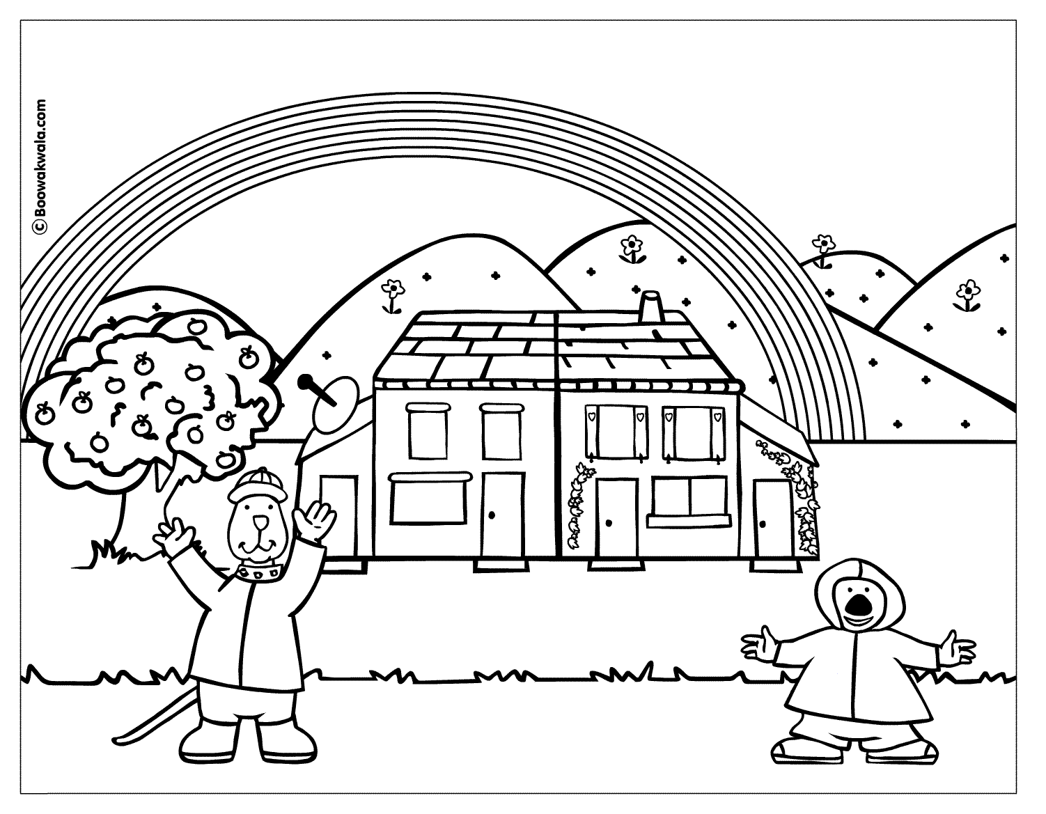 1502x1169 Day Coloring Page