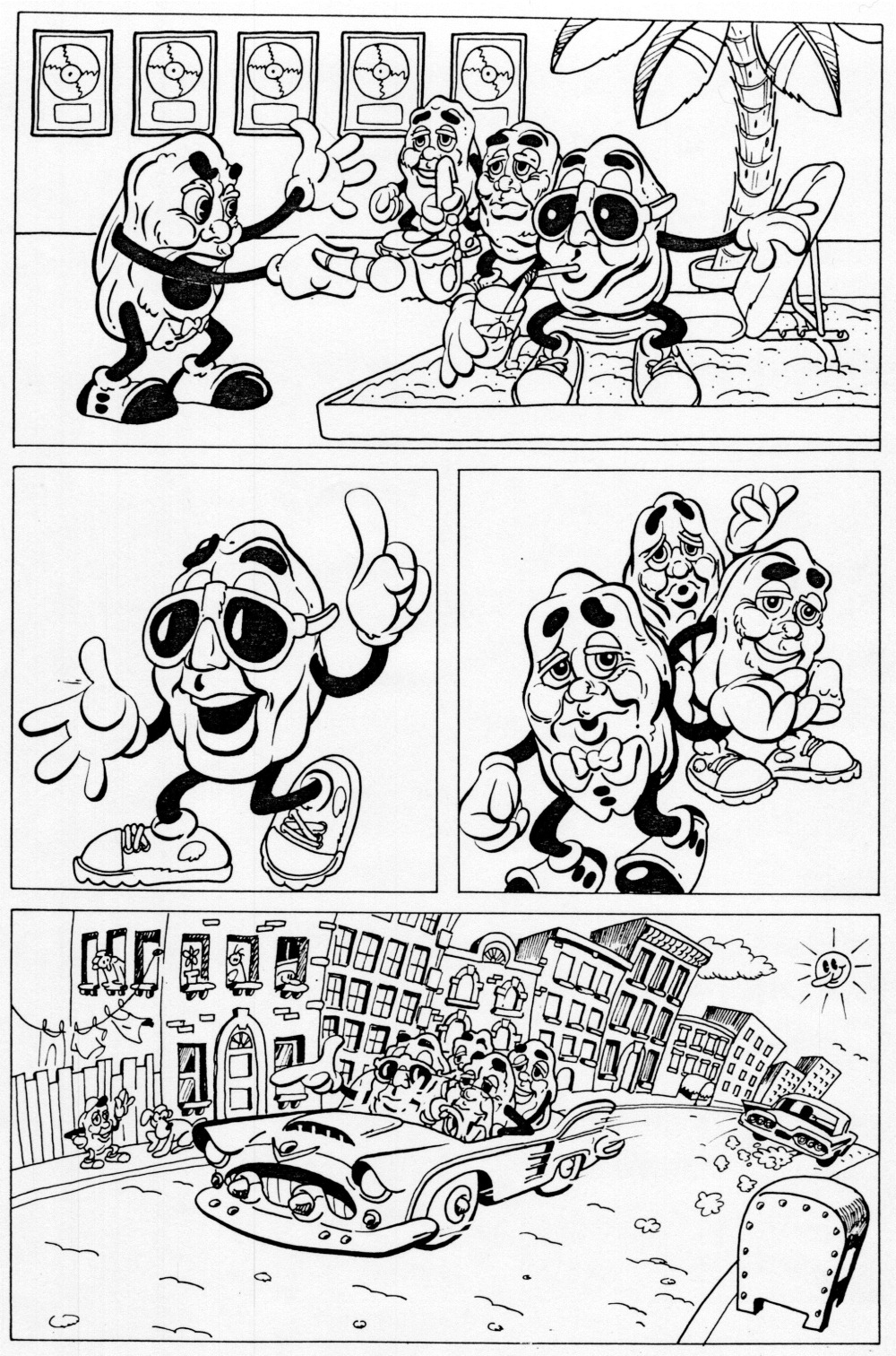 1000x1512 Cartoon Snap California Raisins Comic Book My First