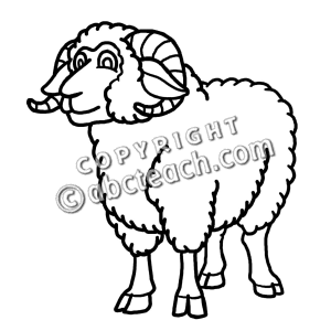 300x300 Ram Drawing Clip Art