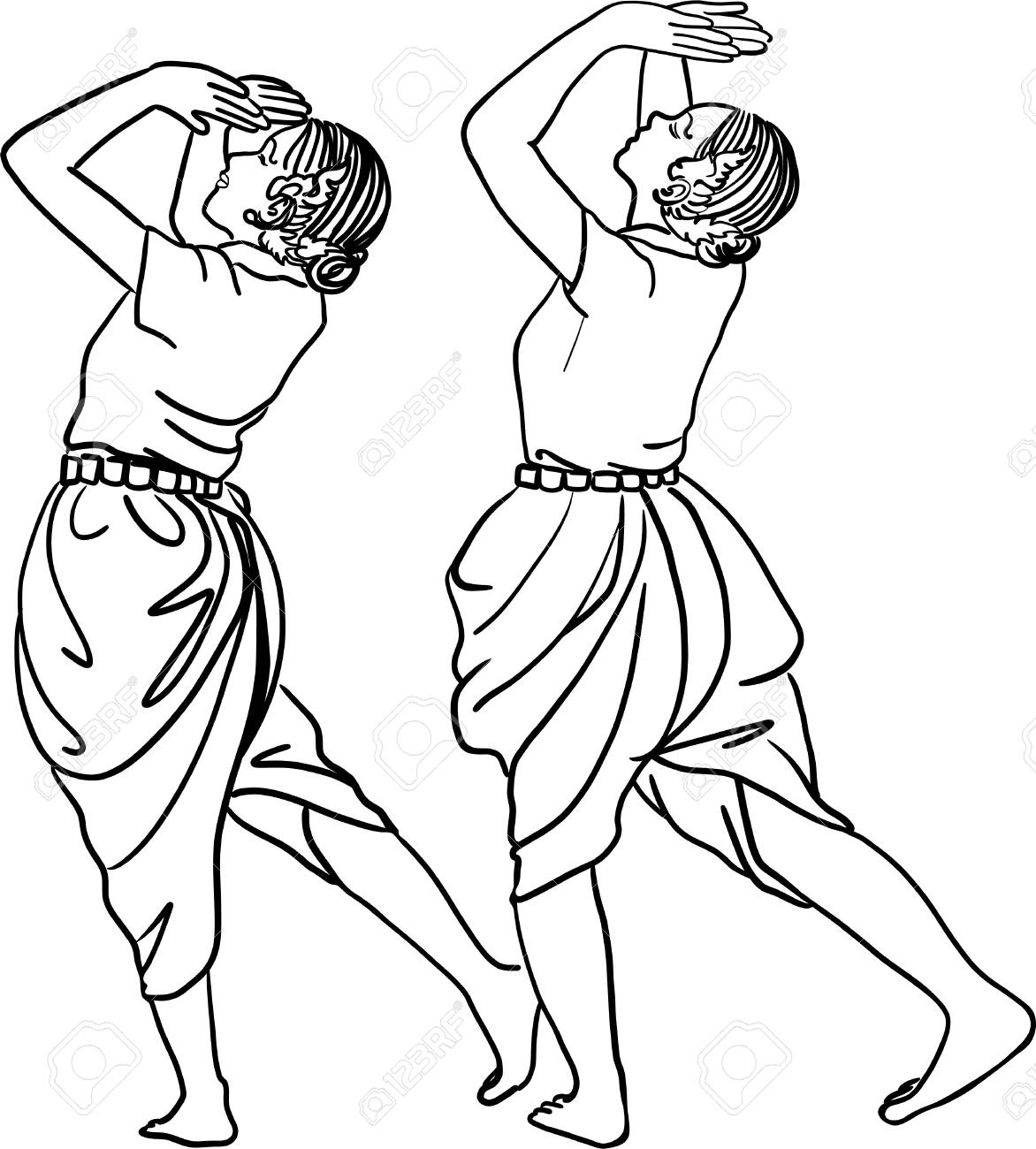 1172x1300 Art Drawing Of Thailand Dancing Art, Thai Classical Dance,(Ram