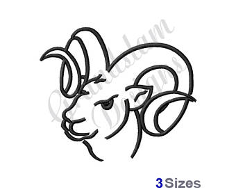 340x270 Ram Embroidery Etsy