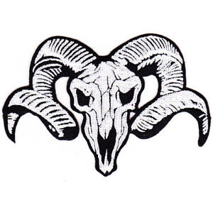 300x300 Ram Head Skull Patch Ebay