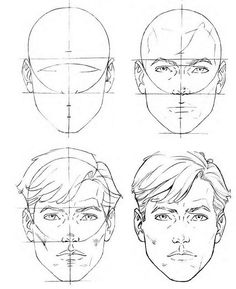 236x289 How To Draw Man Face'S