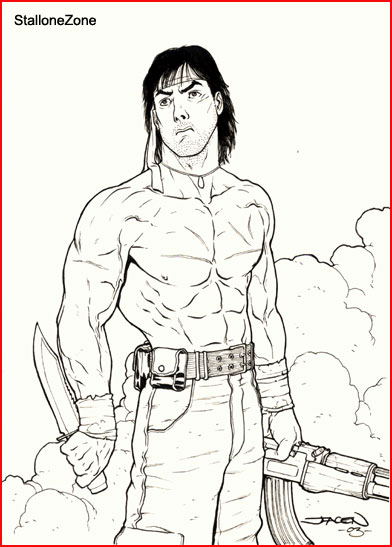 Rambo Coloring Coloring Pages