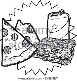 306x320 Ramen Noodles Sketch Stock Vector Art Amp Illustration, Vector Image