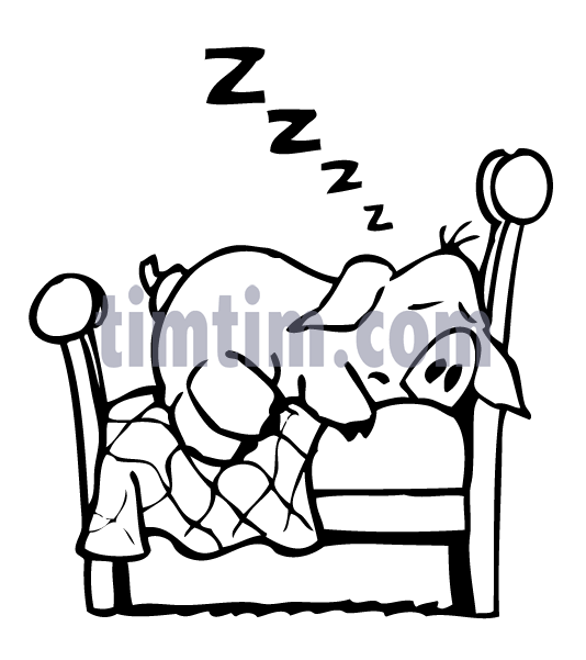 534x601 Free Drawing Of Pig Bed Bw From The Category Farm Animals Amp Ranch