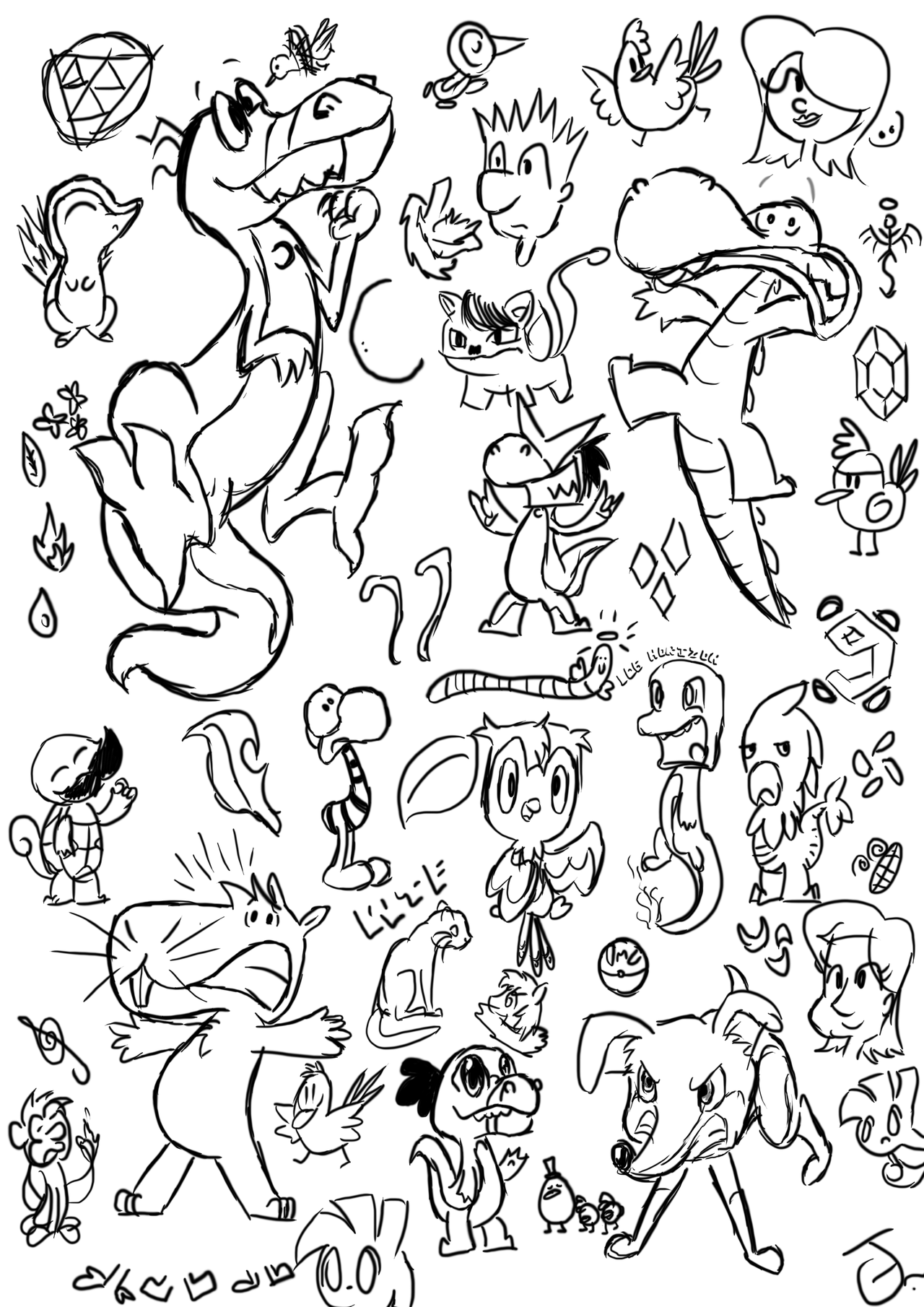 1280x1810 Random Drawing Sunday Night By Jegab