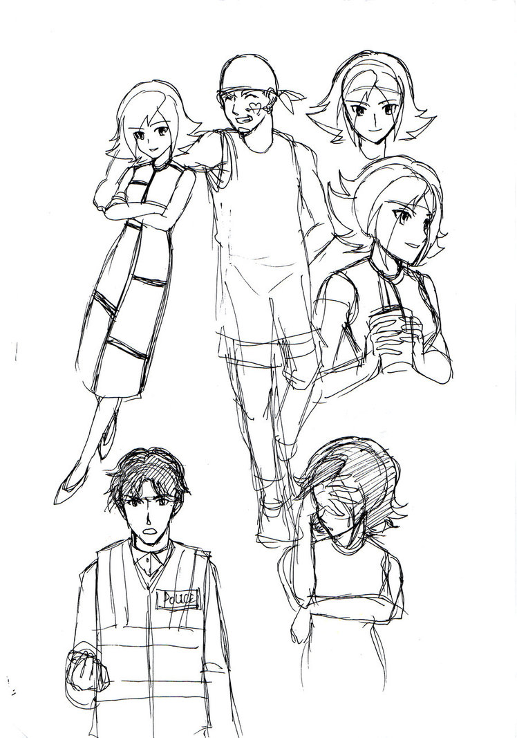 748x1067 Random Drawings Of Characters 05 By Ayawolfmon