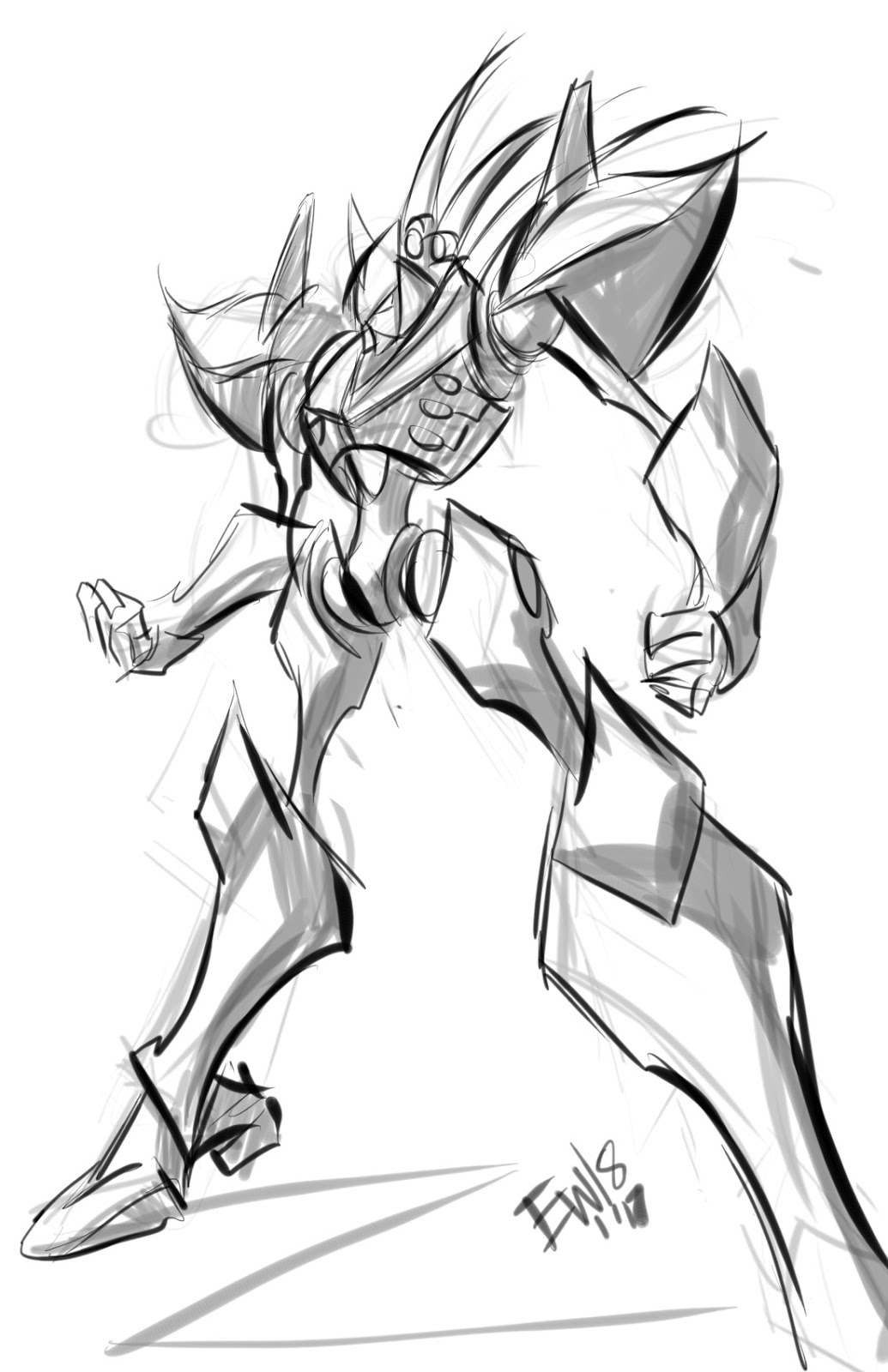 1035x1600 Random Mecha Doodle