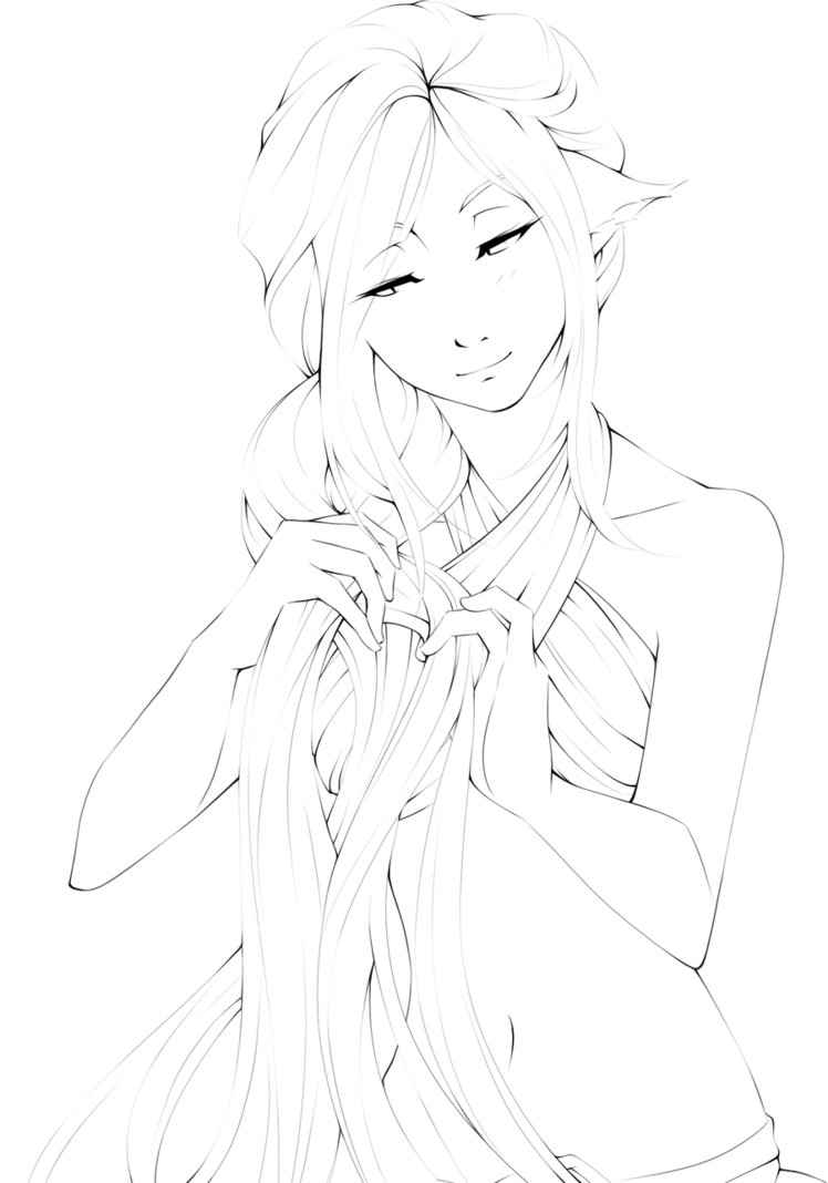 748x1068 Random Lineart By Isseyls