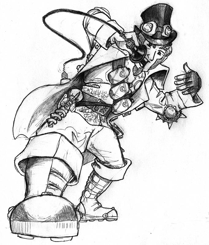 682x800 Steampunk Rapper Brass Monkey By Phodyr