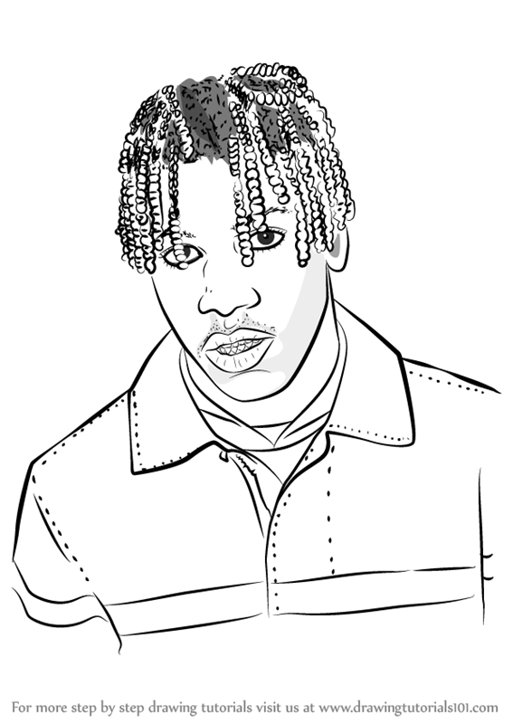 567x800 Learn How To Draw Lil Yachty (Rappers) Step By Step Drawing