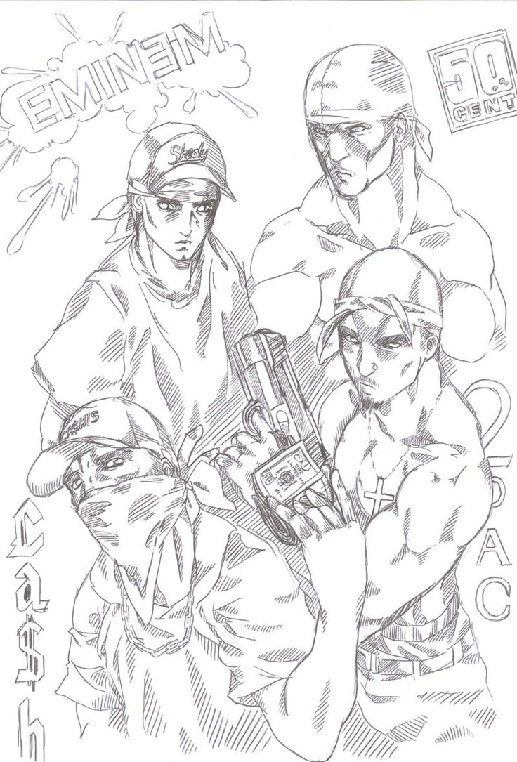 736x1085 Rappers By Leonalmasy