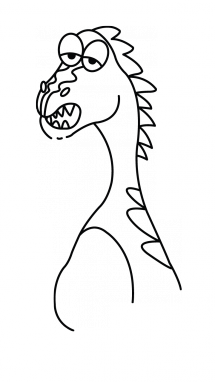 215x382 How To Draw A Raptor, Easy Step By Step Drawing Tutorial