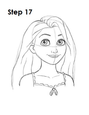 300x388 How To Draw Rapunzel