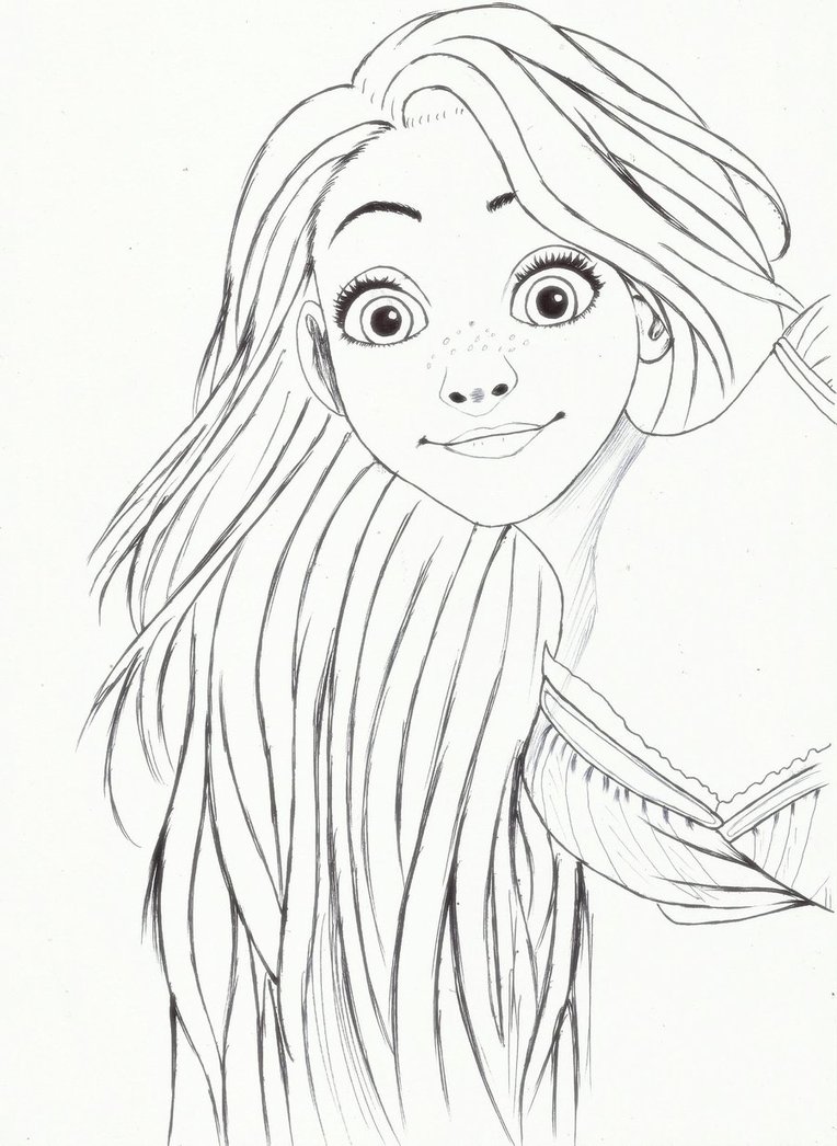 764x1046 Rapunzel By Carldraw