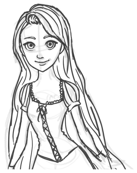 562x712 Tangled Rapunzel 2 By Danakairi