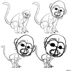 236x236 Rat Cartoon Drawing In 4 Steps With Photoshop Cartoon Rat, Rats